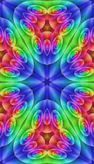 domain coloring, bold multicolor