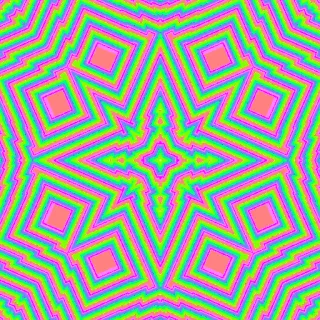 cyclic automaton, bold green