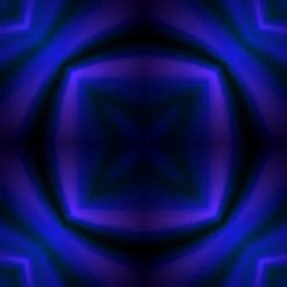 polar interference, medium blue