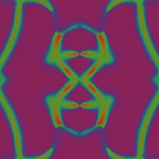physarum, medium pink
