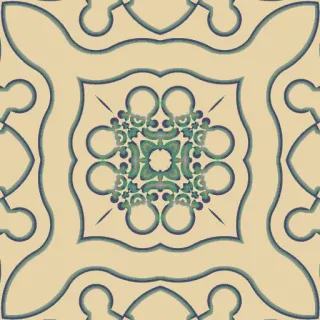 Truchet tiles, bold orange