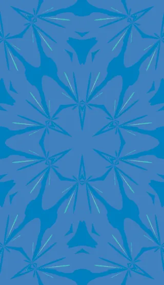 polar interference, subtle cyan