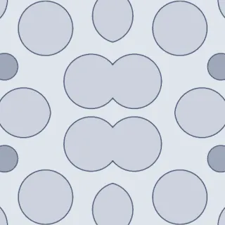 layered scatter, medium blue