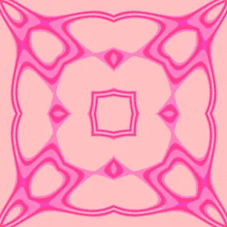 gyroid, bold pink