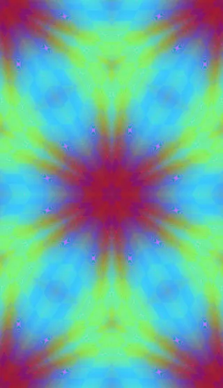 sine lattice, bold cyan