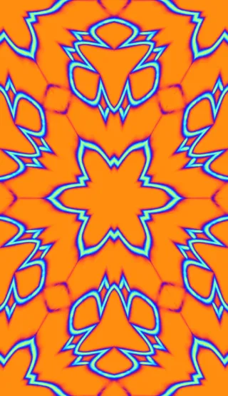 physarum, bold orange