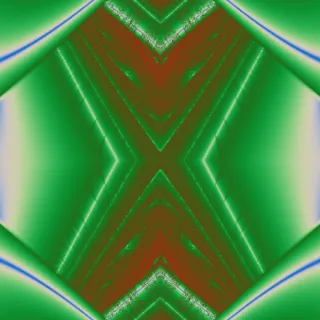Lyapunov plot, bold green