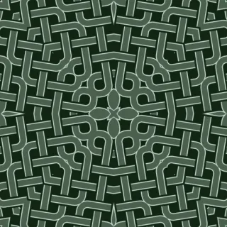 weave, bold green