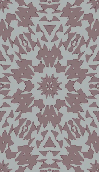 Escher tessellation, medium red