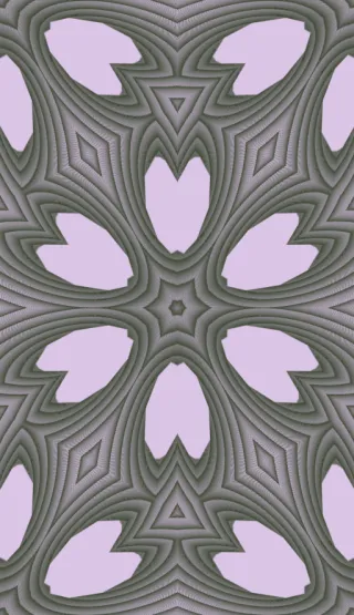 pursuit curves, bold violet