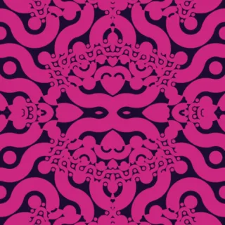 Truchet tiles, medium pink