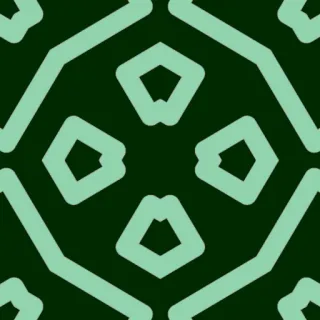 space-filling curve, bold green