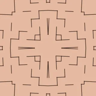 Wave Function Collapse, medium orange
