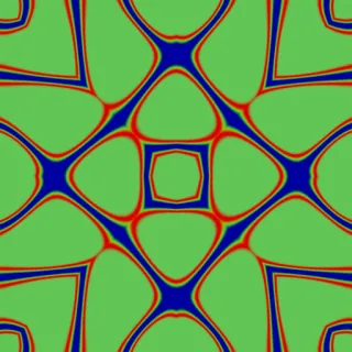 Chladni, bold green