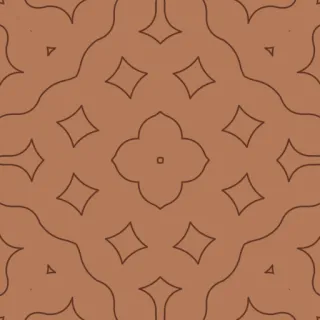 Wang tiles, subtle orange