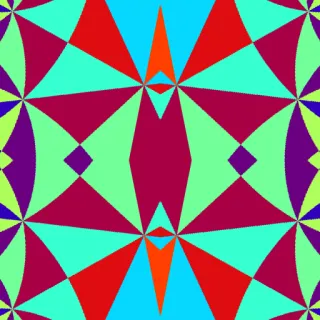 hyperbolic tiling, bold neutral