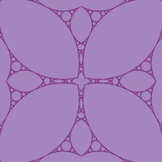 circle packing, medium violet