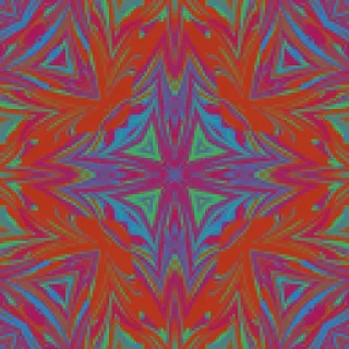 marbling, medium red