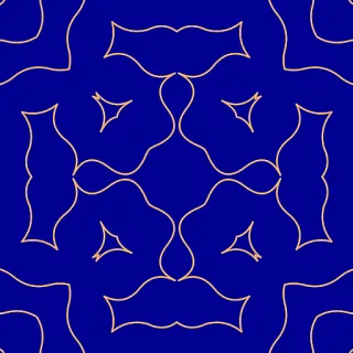 Wang tiles, bold blue