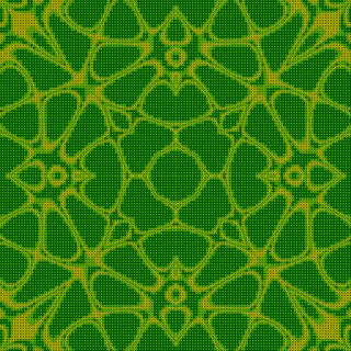 Chladni, medium green