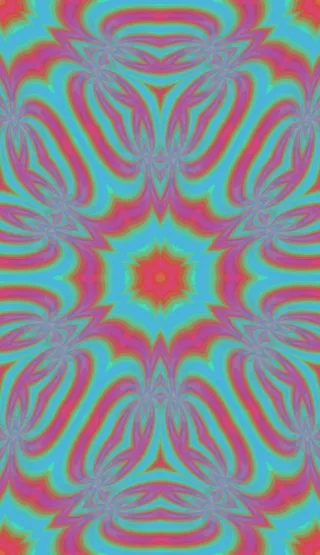 spiral, medium cyan