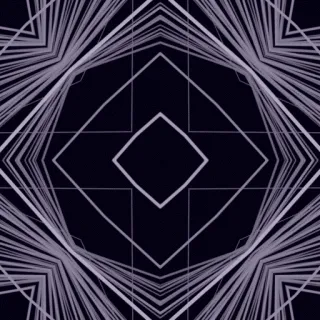 line arrangement, bold violet