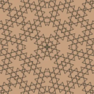 girih, medium orange