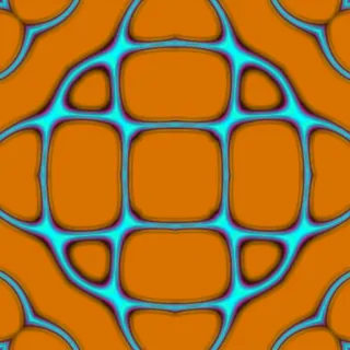 Chladni, medium orange