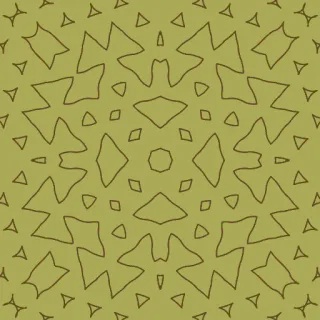 hexagonal Truchet, medium yellow