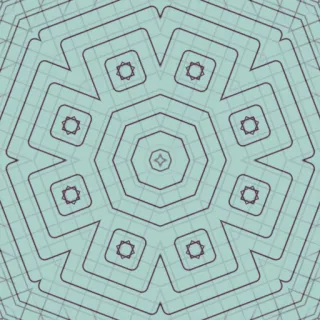 Chebyshev net, medium cyan