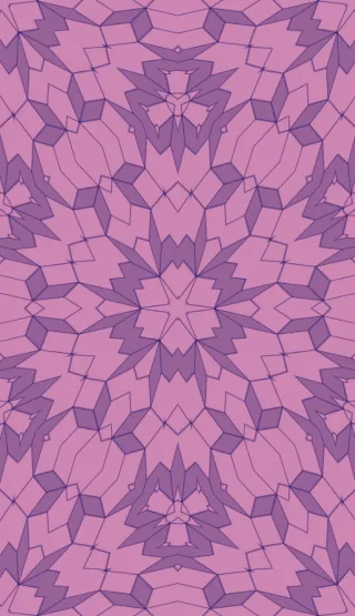Penrose tiling, medium pink