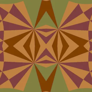 hyperbolic tiling, medium orange