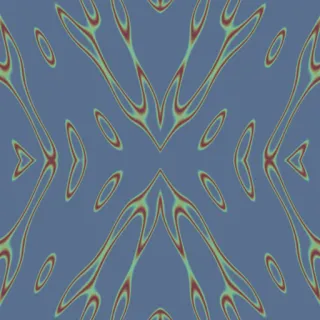 gyroid, subtle blue