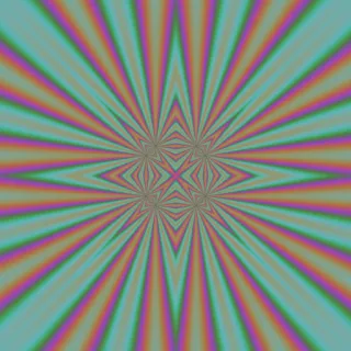 rays, medium multicolor