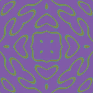 gyroid, subtle violet