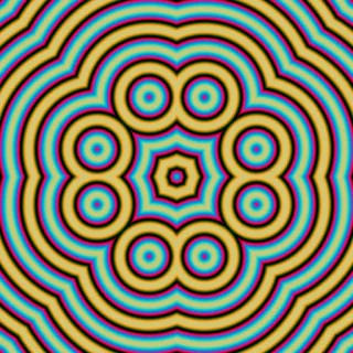 rings, bold multicolor