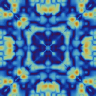 turbulence, bold blue