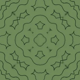 Wang tiles, medium green