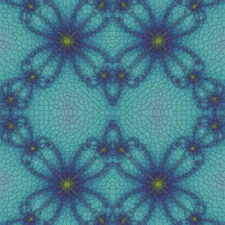 Newton basins, medium cyan