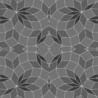 Ammann–Beenker tiling, medium neutral