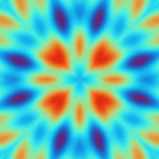 periodic tile, bold cyan