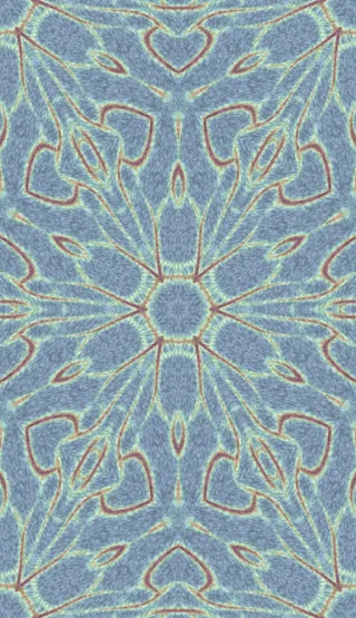 physarum, medium blue