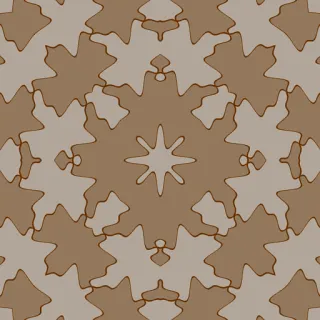 Escher tessellation, medium orange