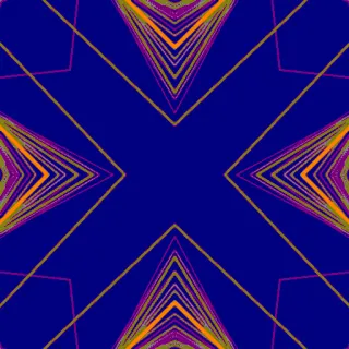 line arrangement, bold blue