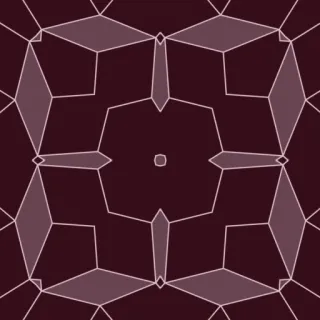 Penrose tiling, bold pink