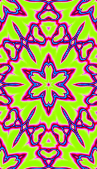 physarum, bold green