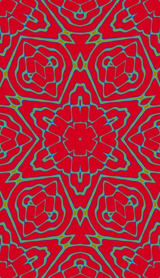 Chladni, bold red