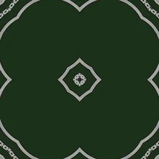 spirograph, medium green