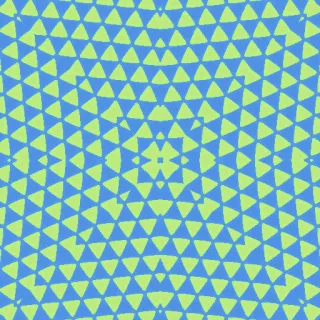 quasicrystal, bold blue