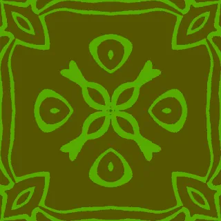 physarum, medium green
